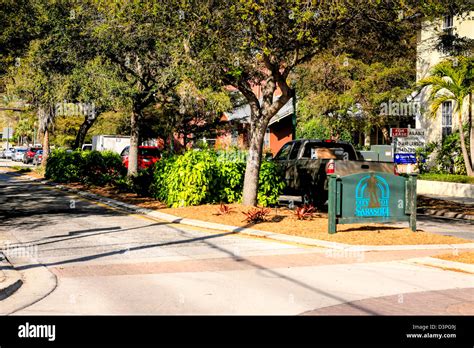 Downtown Sarasota Art District in Florida Stock Photo - Alamy