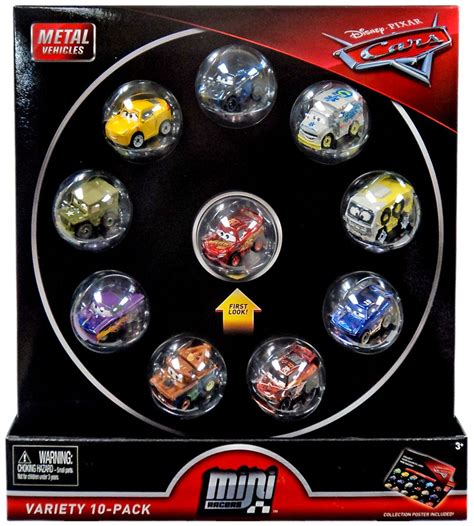 Disney Pixar Cars Die Cast Mini Racers CLASSIC Exclusive 10-Pack Mattel Toys - ToyWiz