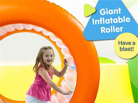 Inflatable Giant Hamster Wheel (Orange) | StackSocial