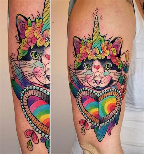 super rainbow magical cat-icorn for Maya, for her kitty Ollie! thanks so much! 💖🐱🦄🌈 #caticorn # ...