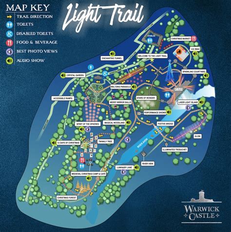 T3 | Christmas Light Trail Warwick Castle sensory-friendly | blooloop