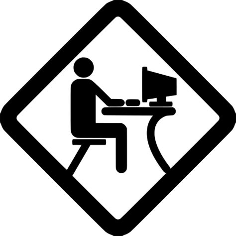 SVG > office desk computer - Free SVG Image & Icon. | SVG Silh