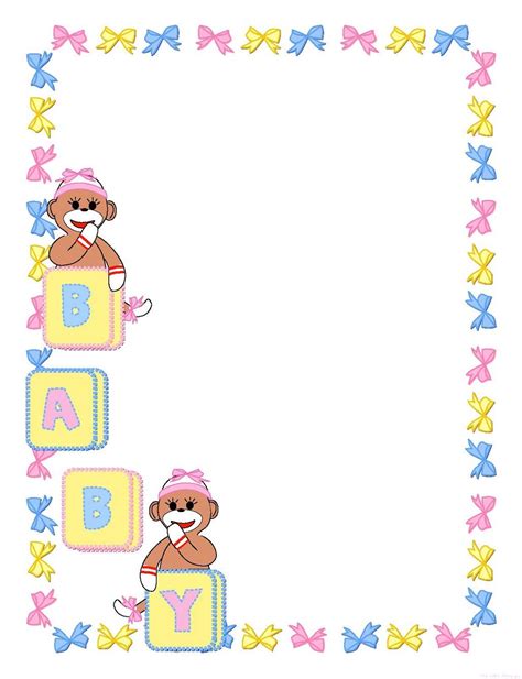 Baby Shower Border Paper - Ideas on Foter