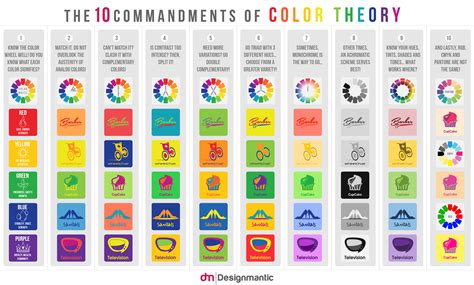 10 Commandments of Color Theory | DesignMantic: The Design Shop