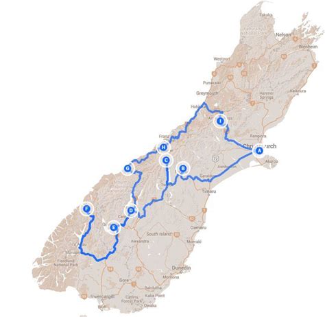 10 Day Self-drive Itinerary New Zealand South Island Road Trip - Polkadot Passport