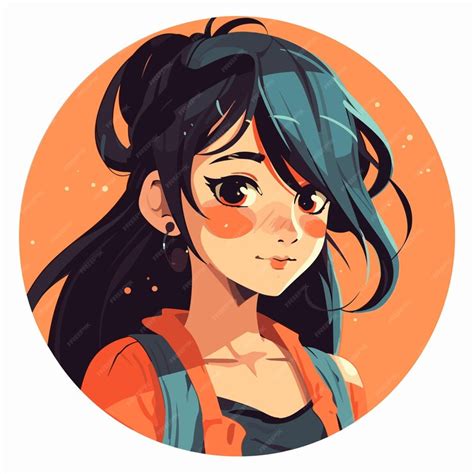 Premium Vector | Cute anime girl kawaii vector