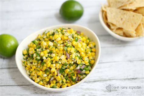 Fresh Corn Salsa - Down Home Inspiration