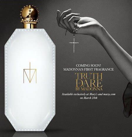 Madonna presenta su primer perfume: Truth or dare