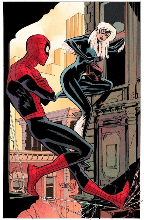 Spider-Man and Black Cat by Gleb Melnikov : r/comicbooks