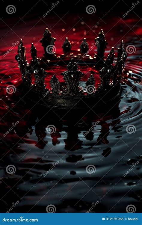 Fantasy Medieval Concept Of A Royal Crown And Blood. Rise And Fall Of ...