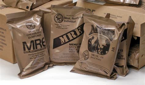 USA Military MRE Meal Ready To Eat Set of 4 | Foreign and International MREs