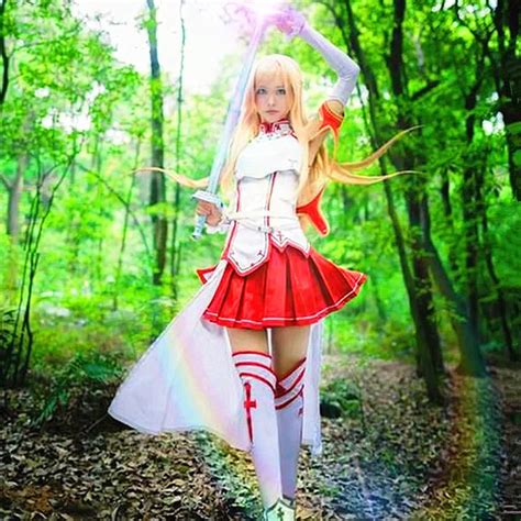 Aliexpress.com : Buy Yuuki Asuna cosplay costumes combats Japanese ...