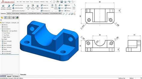 SolidWorks Tutorial for beginners Exercise 60 - YouTube | Solidworks ...