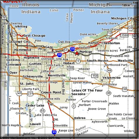 Map NW-Indiana – NW-Ind.com Business & Residential