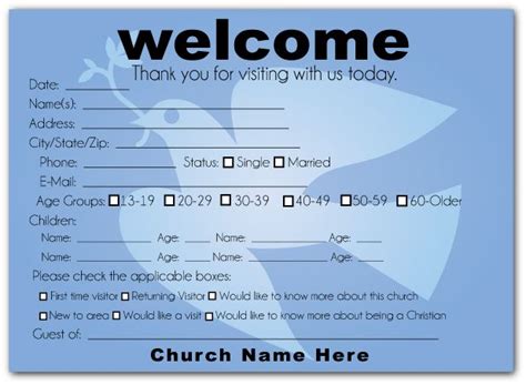 11 best Pew Cards images on Pinterest | Church ideas, Ministry ideas ...