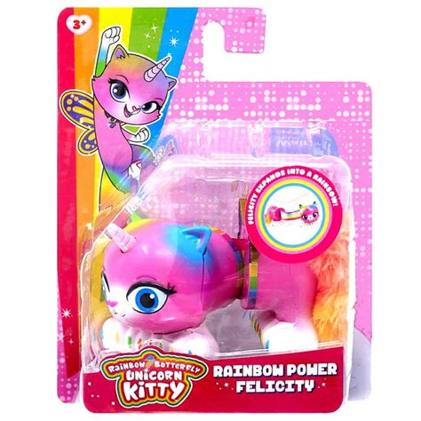 Rainbow Butterfly Unicorn Kitty Figure Set - Walmart.com - Walmart.com