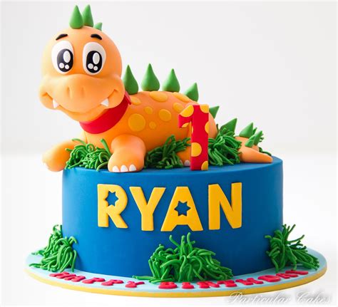 Dinosaur first birthday cake - For all your cake decorating supplies ...