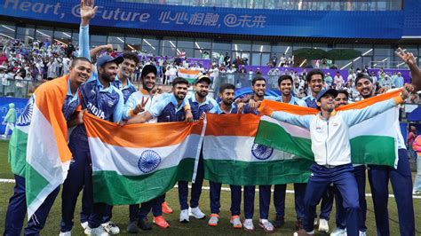 Indian men's cricket team clinches gold at Asian Games 2023 after ...