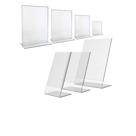 VIGNETTE CLEAR ACRYLIC TABLE TOP DISPLAY STANDS (PACK OF 2pcs)