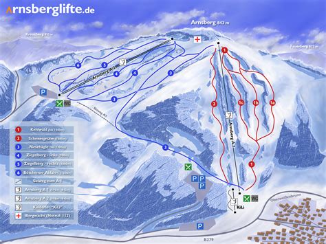 Arnsberg - Lift Piste Map | Plan of ski slopes and lifts | OnTheSnow