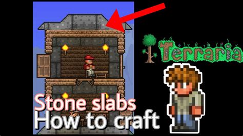 how to make STONE SLABS in terraria 1.4.05! (Upgraded version) - YouTube