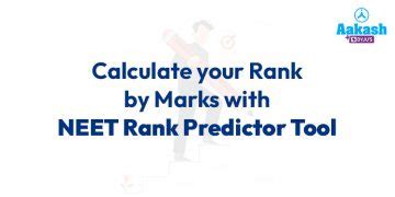 NEET Rank Predictor 2024: Calculate Your Rank by Marks - NEET 2024 Rank ...