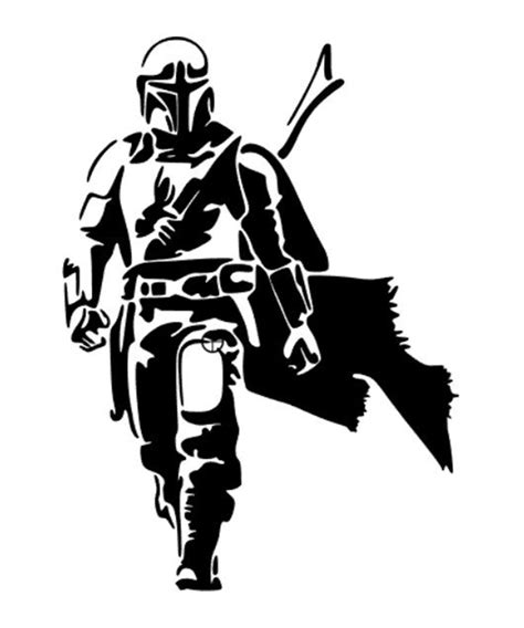 Mandalorian SVG, Star Wars Svg, Star Wars Silhouette Cut Files, Darth ...