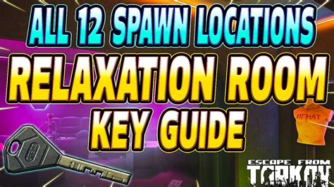 Relaxation Room Key - Key Guide - Escape From Tarkov - YouTube