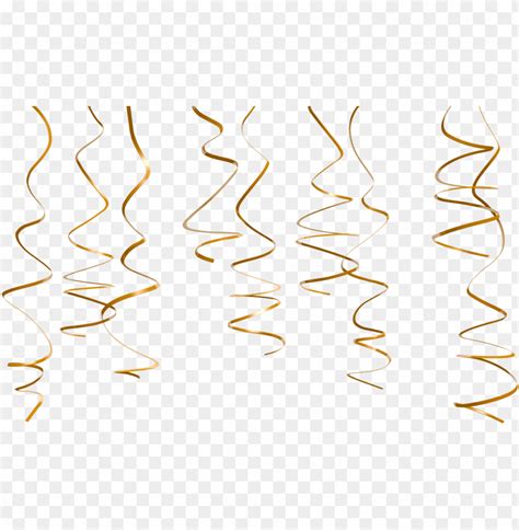 Gold Streamers Png PNG Transparent With Clear Background ID 114881 | TOPpng