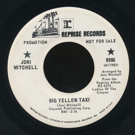 Joni Mitchell – Big Yellow Taxi (1970, Vinyl) - Discogs