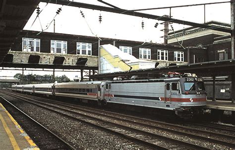 SEPTA Train at Lancaster Station (July 1995)