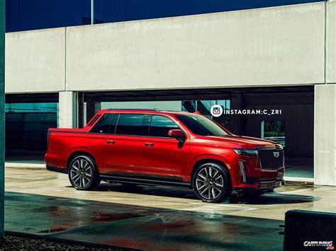 CGI-Revived 2023 Cadillac Escalade EXT Seems Ready to Storm the Pickup ...