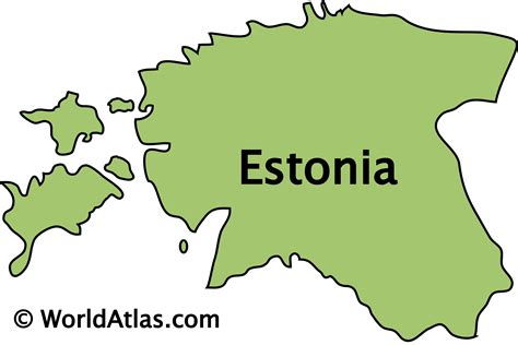 Estonia Map - Infoupdate.org