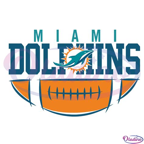 Miami Dolphins Football Team Logo svg Digital File, Dolphins Svg