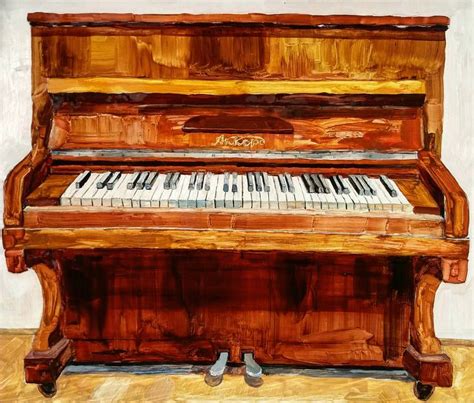 Piano Painting by Tamar Chechelashvili | Saatchi Art