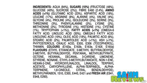 Dr Pepper Ingredients Label - Pensandpieces