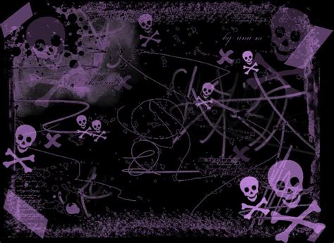 Purple Skulls Wallpaper | Purple Skulls Desktop Background | Skull ...