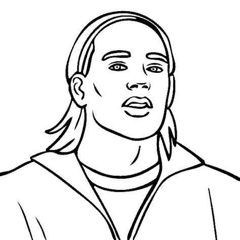 Radamel Falcao coloring page - Download, Print or Color Online for Free
