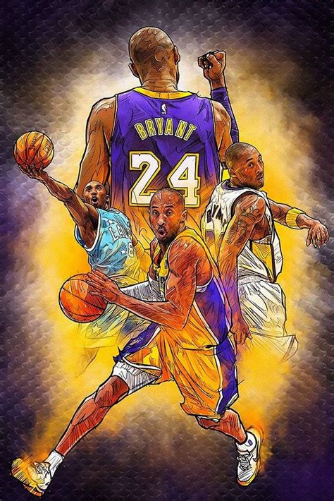 ITrendPoster Kobe Bryant Retirement Game Basketball NBA Poster 12 x 14 Inch Poster Rolled ...