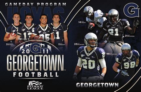 2011 Georgetown Football Gameday Program by Georgetown University Athletics - Issuu