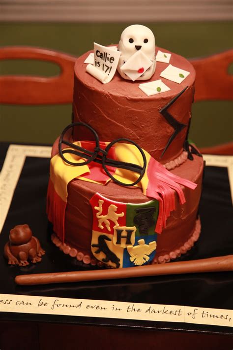 the cake box girls: Harry Potter birthday cake