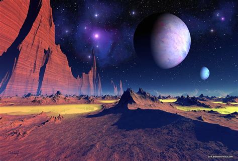 Fantasy , Sci, alien planet surface HD wallpaper | Pxfuel