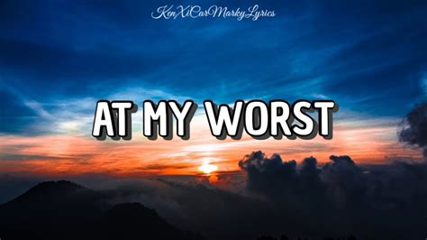 AT MY WORST Cover Song Lyrics - YouTube