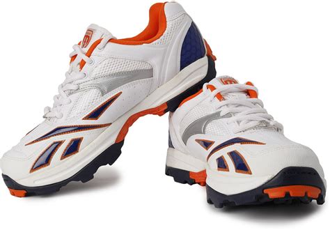 Reebok Game Trainer LP Cricket Shoes For Men - Buy White, Silver, Paprika, Royal Color Reebok ...