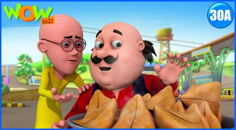 Motu Patlu In Hindi - Motu Patlu With Samosa (#1694981) - HD Wallpaper & Backgrounds Download