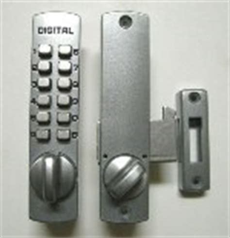 Lockey C150 Keyless Mechanical Digital Hook Door Lock Satin Chrome