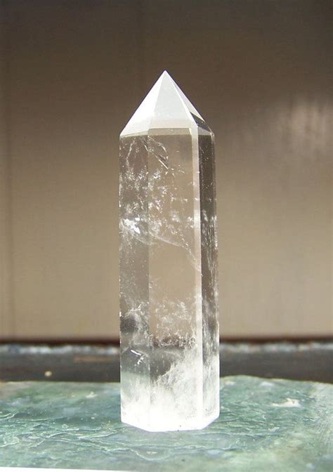 Quartz Crystal Prism shape Clear Quartz Crystal by CoyoteRainbow, $8.00 | Clear quartz crystal ...