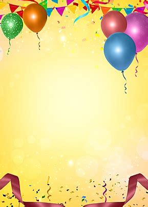 Happy Birthday Background Design With Colorful Balloon Wallpaper Image For Free Download - Pngtree