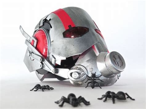 Cool upcycled DIY Ant Man helmet for this Halloween - Planet Custodian