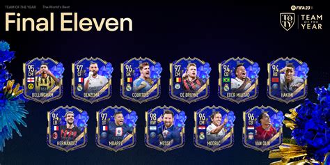 TOTY: ecco gli 11 giocatori miglior di Fifa 23